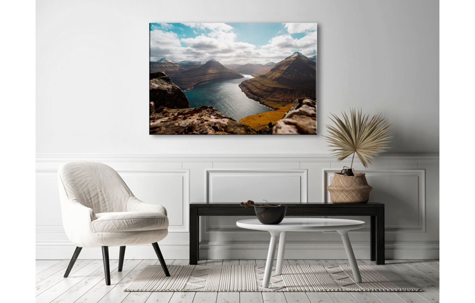 Постеры - изображение №3 "Картина «Великолепный вид на фьорды» (40 х 27 см)"  на www.Angstrem-mebel.ru
