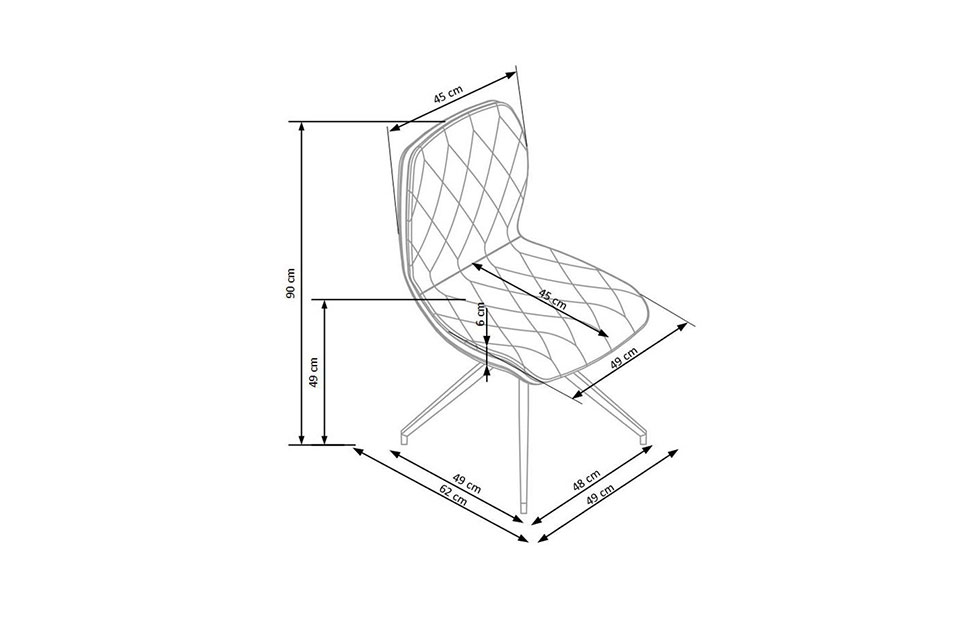 Кухонные стулья - изображение №4 "Стул K237"  на www.Angstrem-mebel.ru