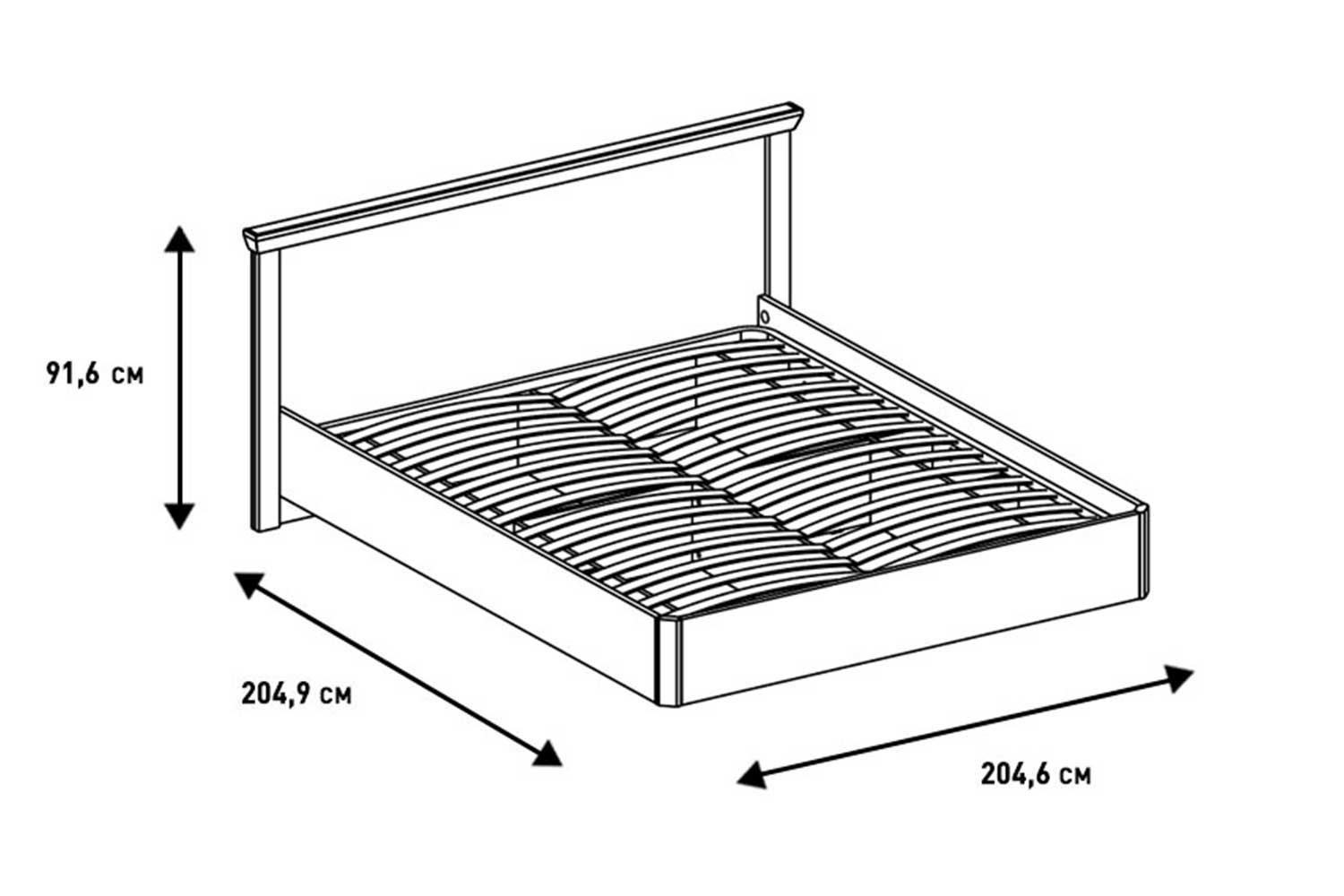 Двуспальные кровати - изображение №7 "Кровать Магнум"  на www.Angstrem-mebel.ru