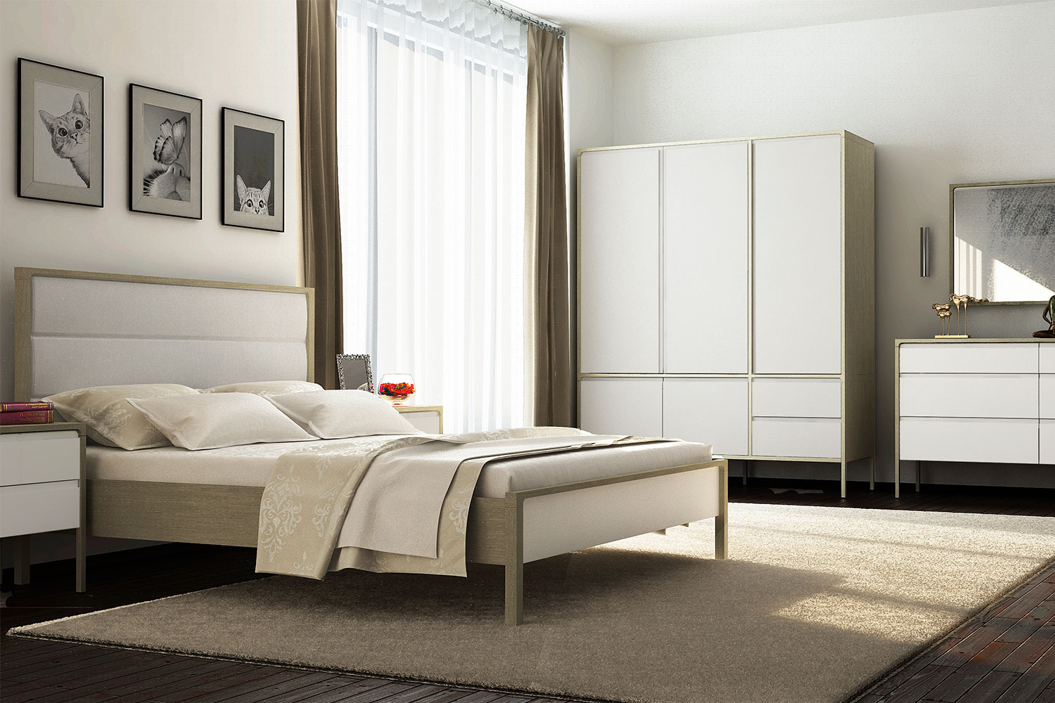 Двуспальные кровати - изображение №3 "Кровать Хитроу 160"  на www.Angstrem-mebel.ru