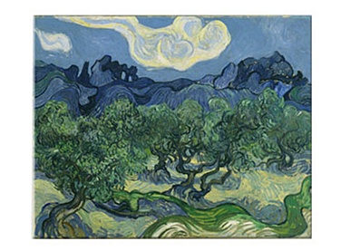 Картина на холсте «Оливковые деревья», Ван Гог Винсент (60 х 47 см) В спальню В прихожую В кабинет В гостиную, гарантия 12 месяцев